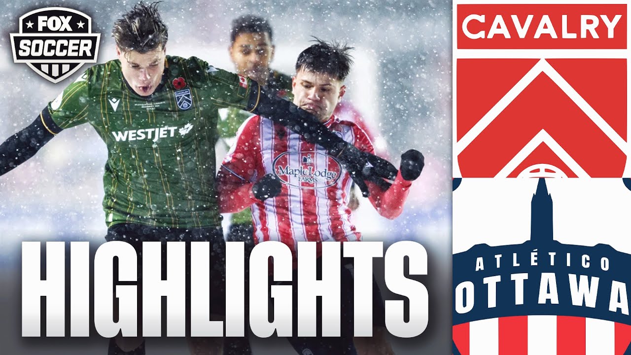 SNOW GAME! Atlético Ottawa vs. Calgary's Cavalry FC | CPL Final