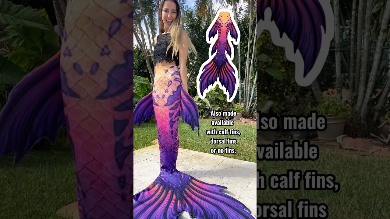 Unboxing Finfolk’s “All Hallows Eve” mermaid tail! 💜 