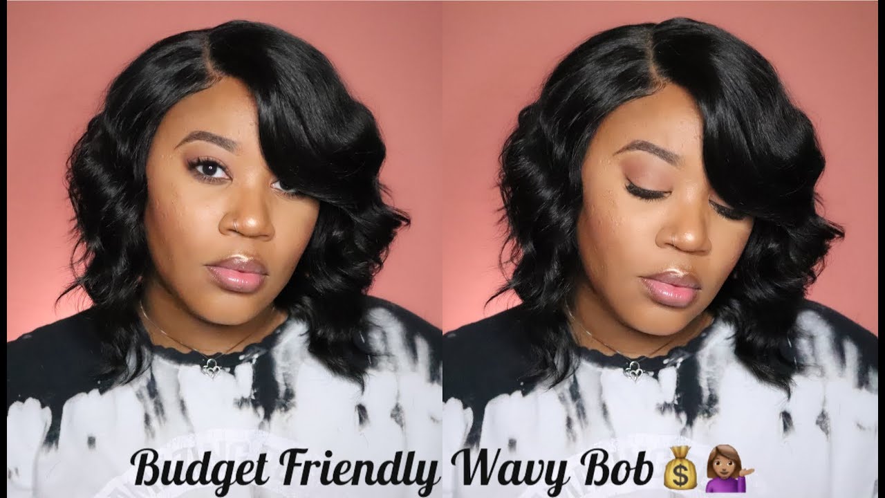 Under $35 Short Wavy Bob Lace Front Wig 👀👀👀 | Sensationnel Shear Muse “Nakida”