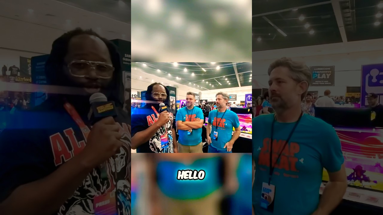 SwapMeat Video Game Demo | LA Comic Con 