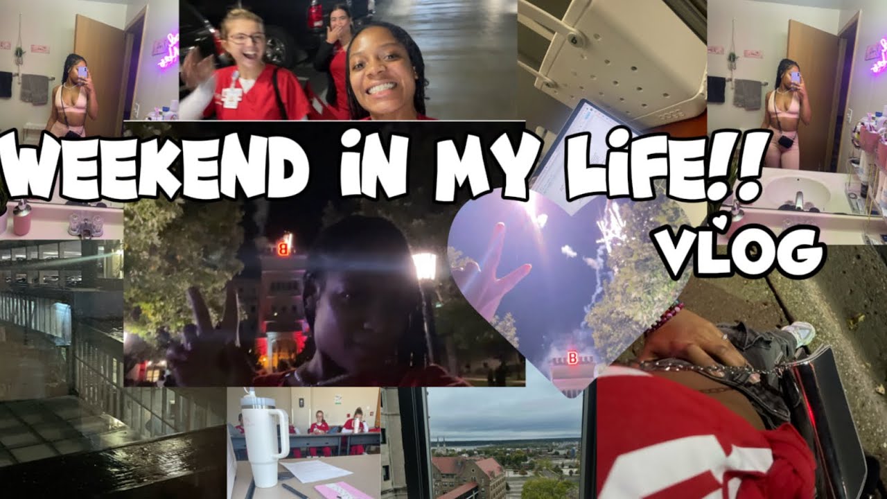 Weekend VLOG!! Clinical simulation, homecoming weekend, travel prep.