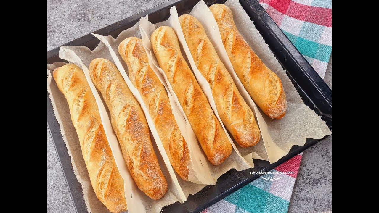 Bagietki na piwie, prosty przepis, idealne na śniadanie #bagietki #pieczywodomowe #naśniadanie