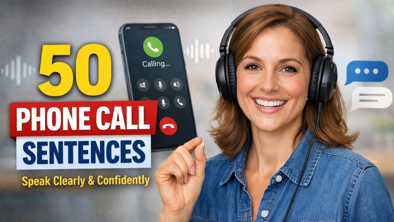 How to Talk on the Phone in English: 50 Short & Easy Phrases