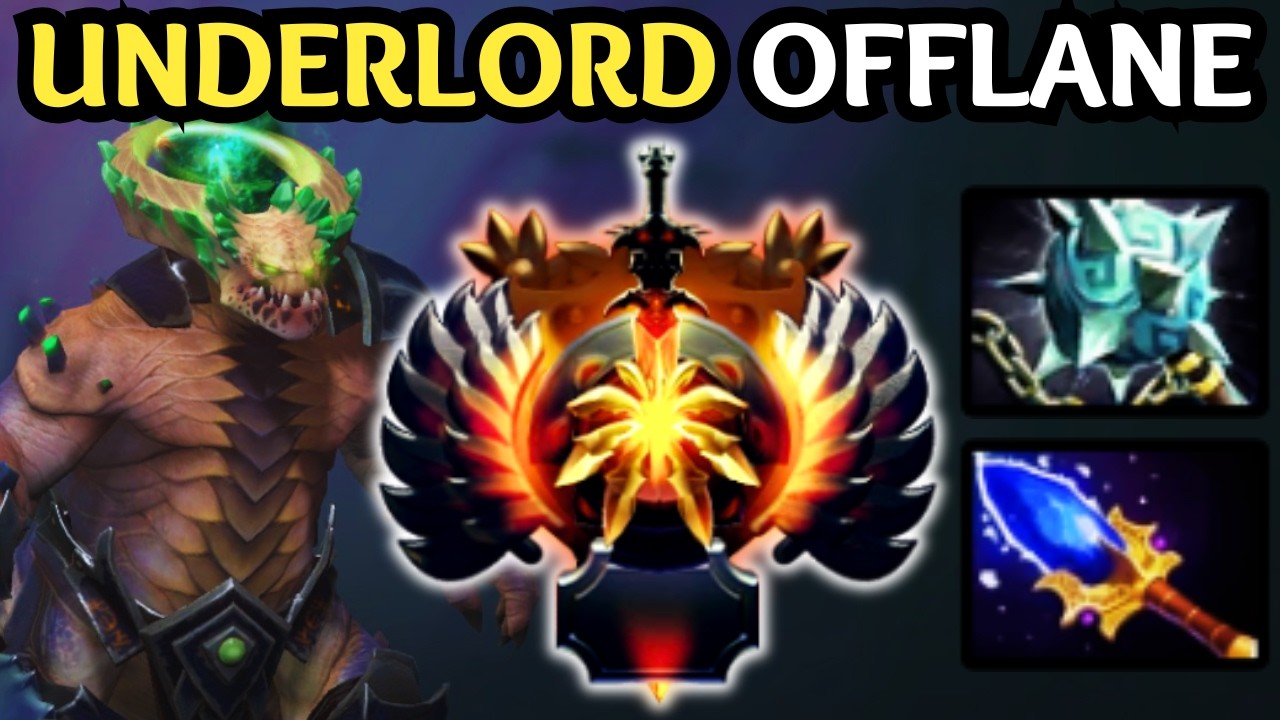 🔥 UNDERLORD Offlane META &mdash; Aura Tank Gameplay 🔥 Dota 2 Gameplay