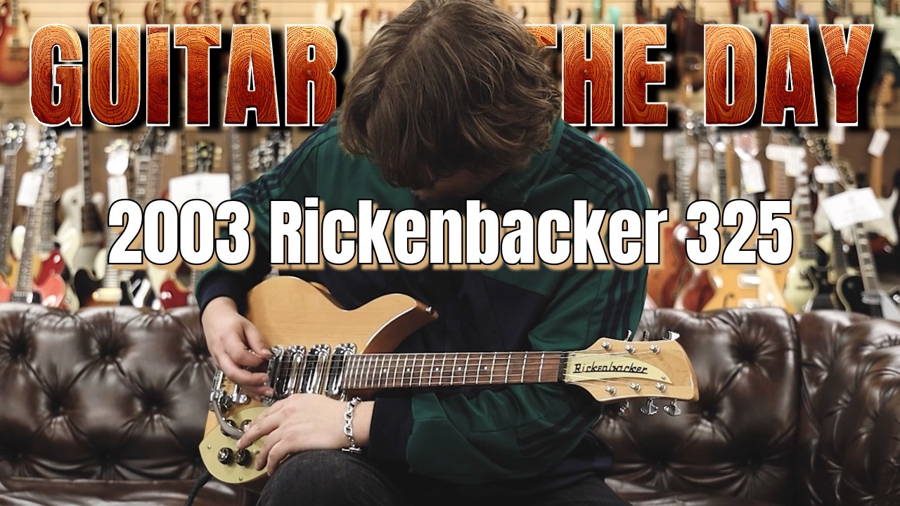 Гитара Rickenbacker John Lennon 325 Natural 2003 года выпуска | Гитара дня