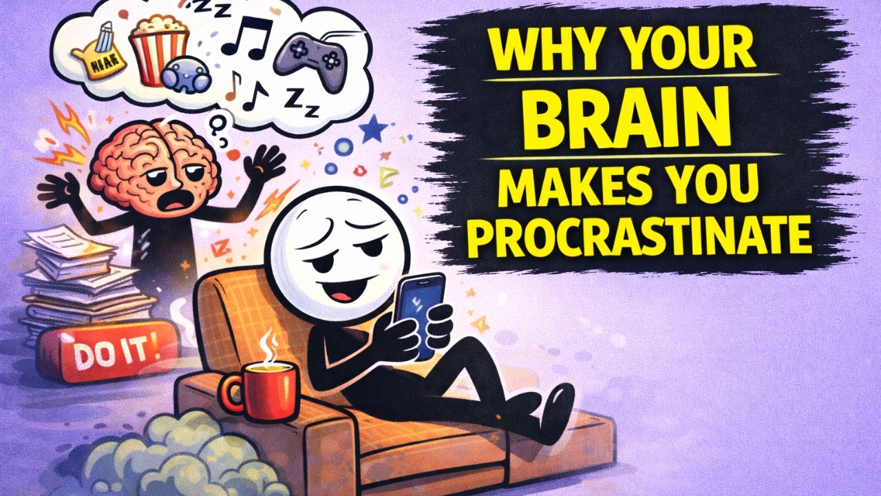 Why Your Brain Makes You Procrastinate (The Psychology Behind Procrastination Explained)