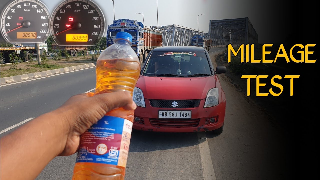 MARUTI SUZUKI SWIFT VXI MILEAGE TEST || PRIO RIDER