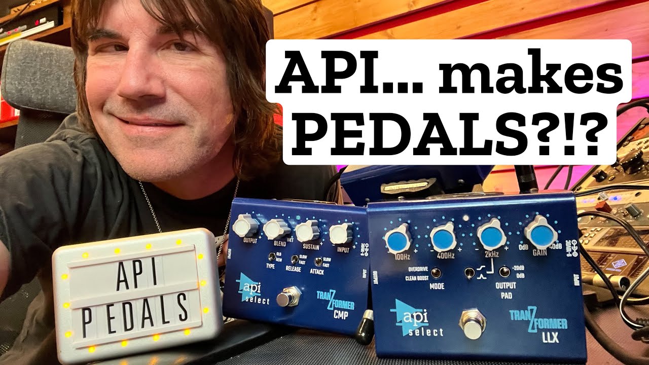 API (legendary recording gear) MAKES GUITAR PEDALS!?!