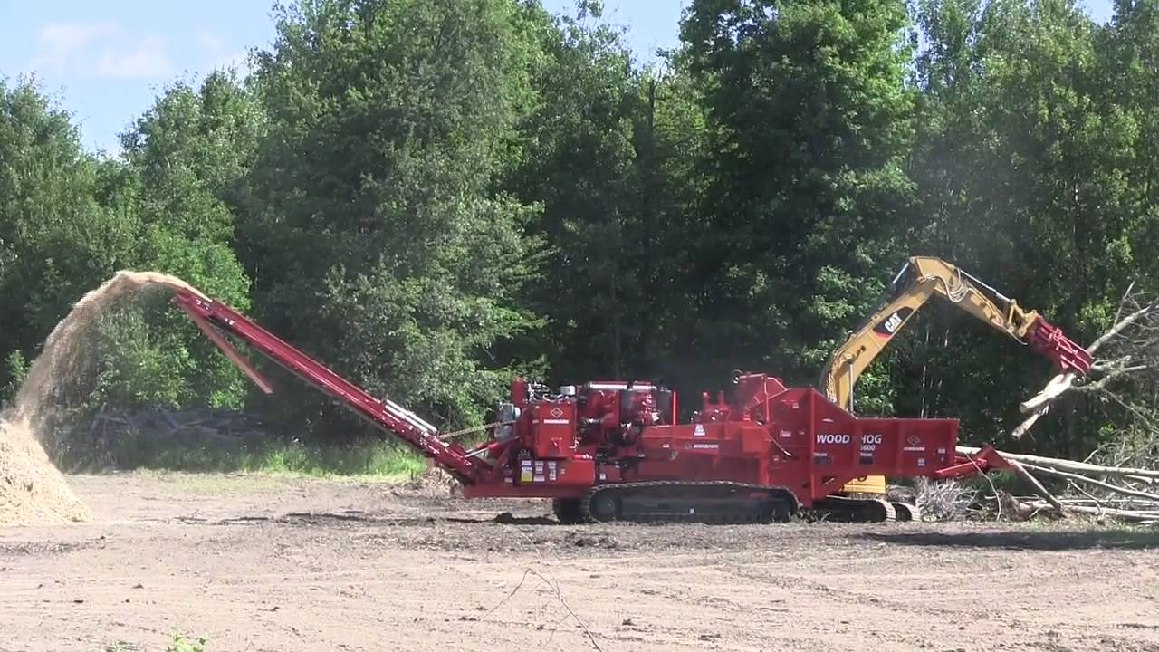 Morbark's 6600 Wood Hog vs. the 1300B tub grinder