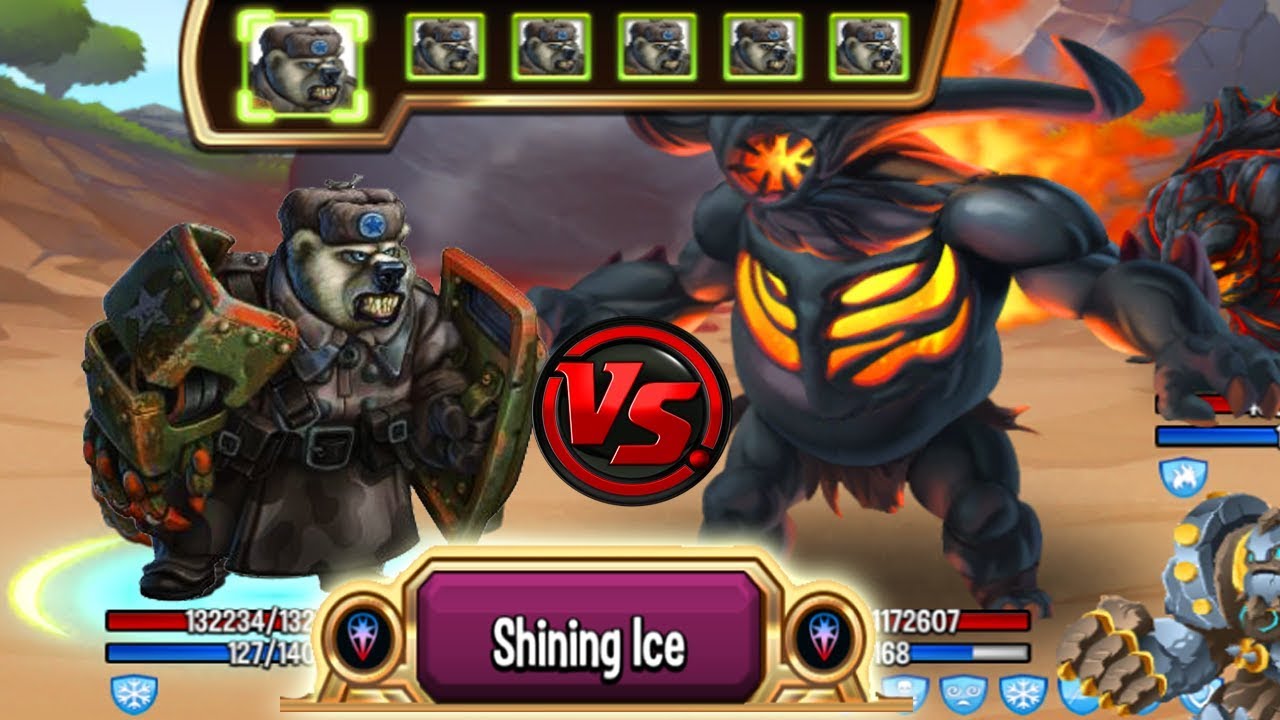 🔴Monster Legends - x3 Voytek level 130 vs Igursus level 130 review combat