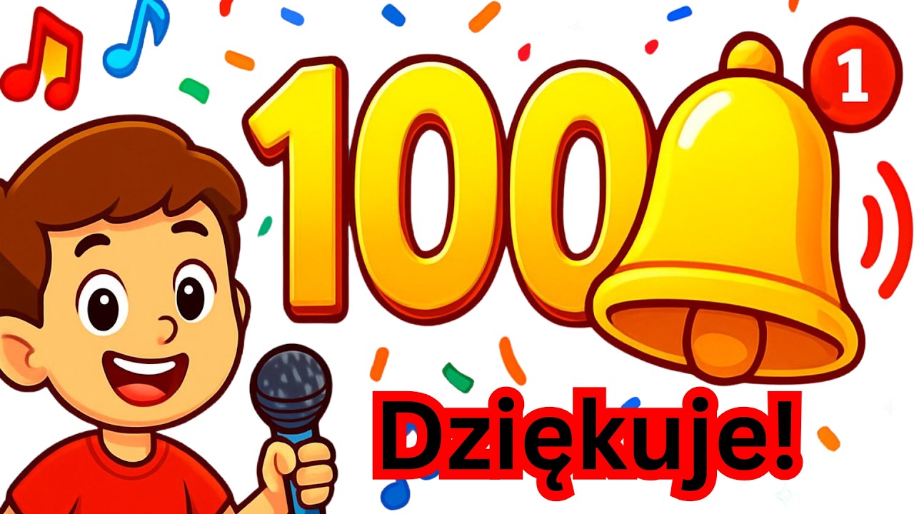 DZIĘKUJĘ ZA 100 SUBÓW! 🎉 | Piosenka dla Dzieci | Czas na Bajkę