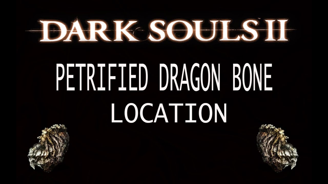 Dark Souls 2 Scholar of the First Sin Petrified Dragon Bone Location