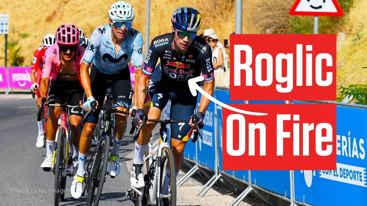 Crash And Tricky Final Climb Can't Stop Primoz Roglic In Stage 8 Of Vuelta a Espa&ntilde;a 2024