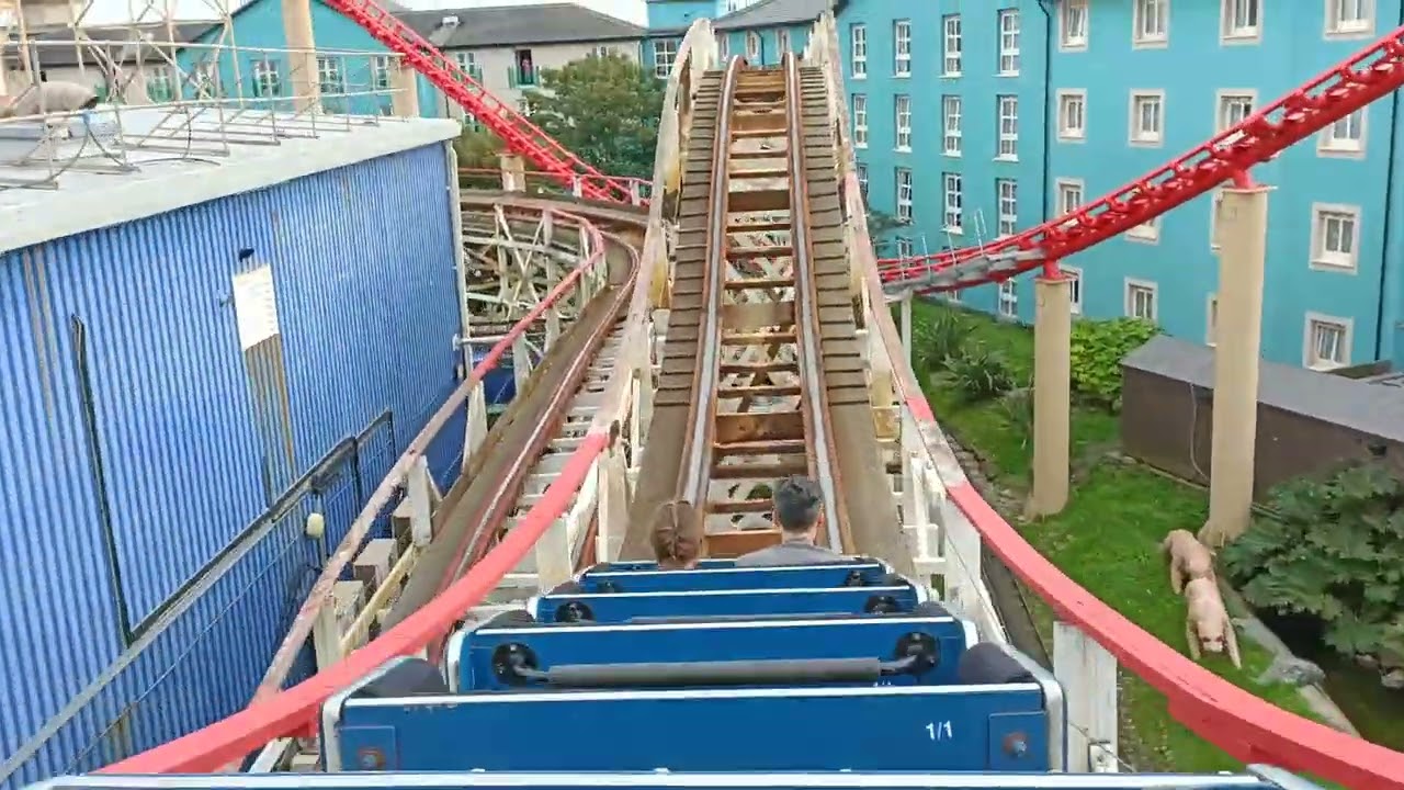 Big Dipper Blackpool pleasure beach 100 years old September 2023