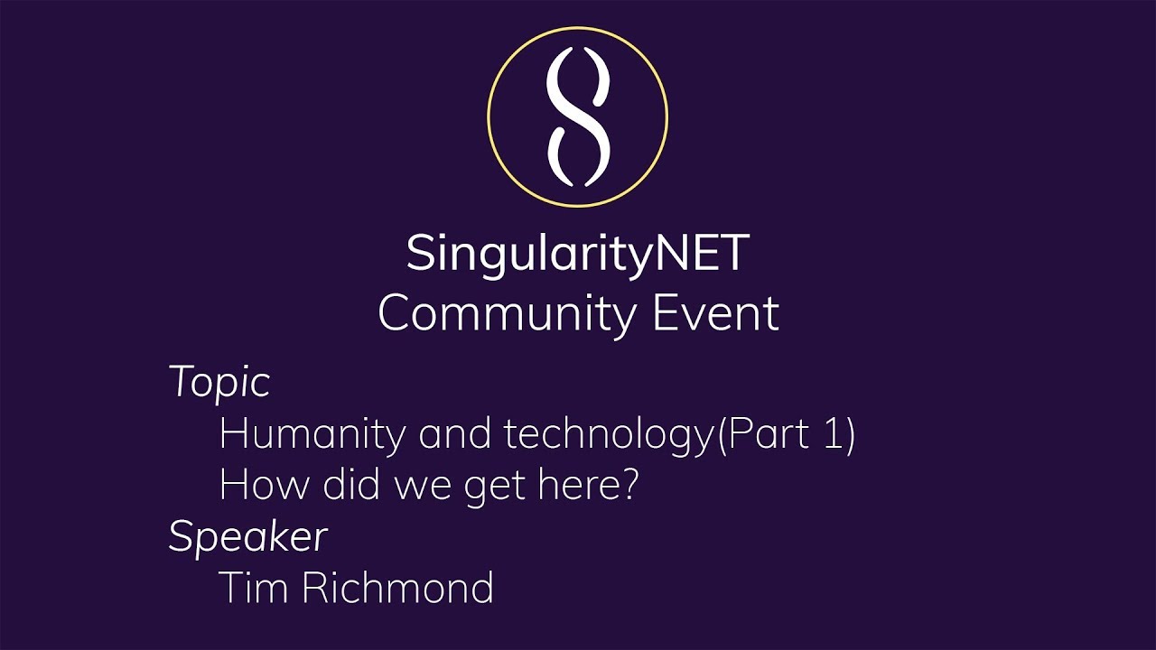 Humanity and Technology Part 1 - How did we get here?