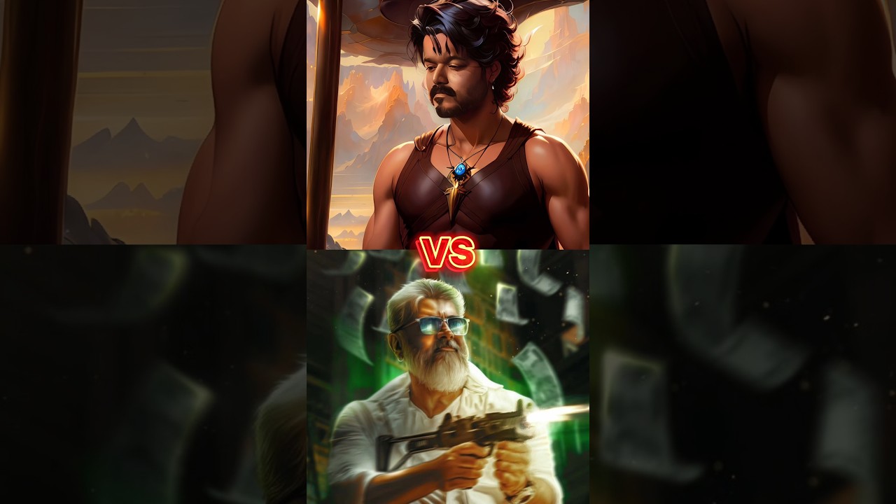 Thalapathy Vijay Vs Ajith Kumar Worldwide Collection 💥 Comparison Shortvideo #ajithkumar #vijay68