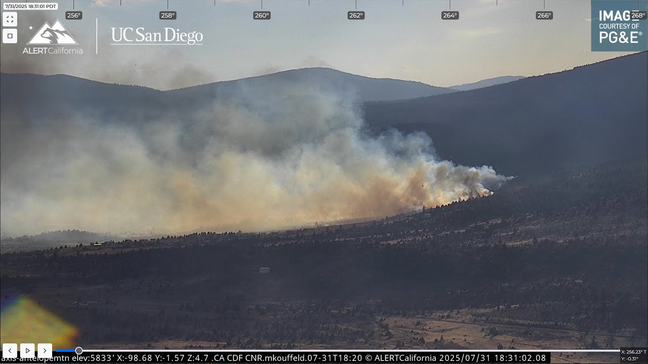 Susanville, Big Cliff, Dragon, and Monroe - 7/31/2025