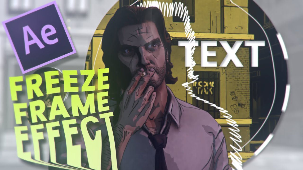 Freeze Frames/Motion Graphics Effect || After Effects [Tutorial]