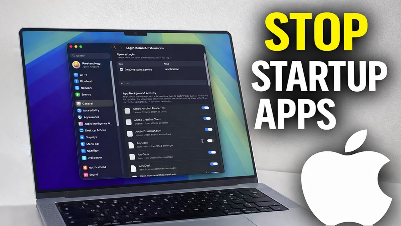 How to Stop Apps Opening on Startup on Mac