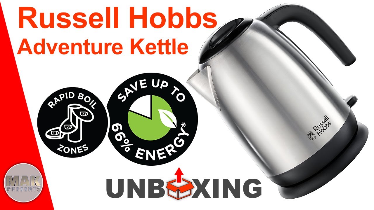 Unboxing New Russell Hobbs Adventure Polished Kettle