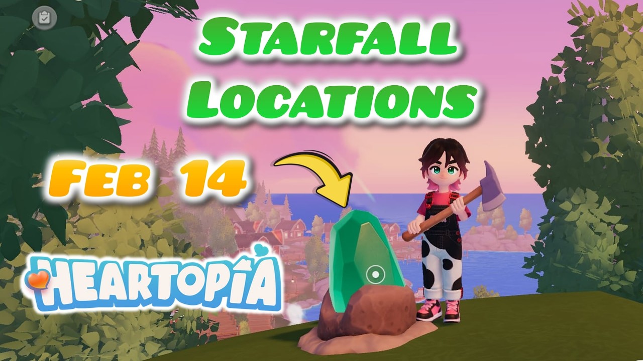 Meteor Shower: All Starfall and Doris Location on Feb 14 in Heartopia
