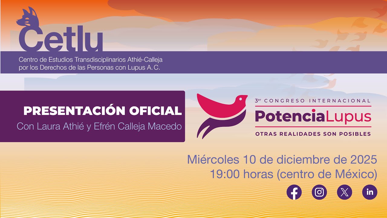Presentación Oficial Congreso Internacional Potencia Lupus 2026