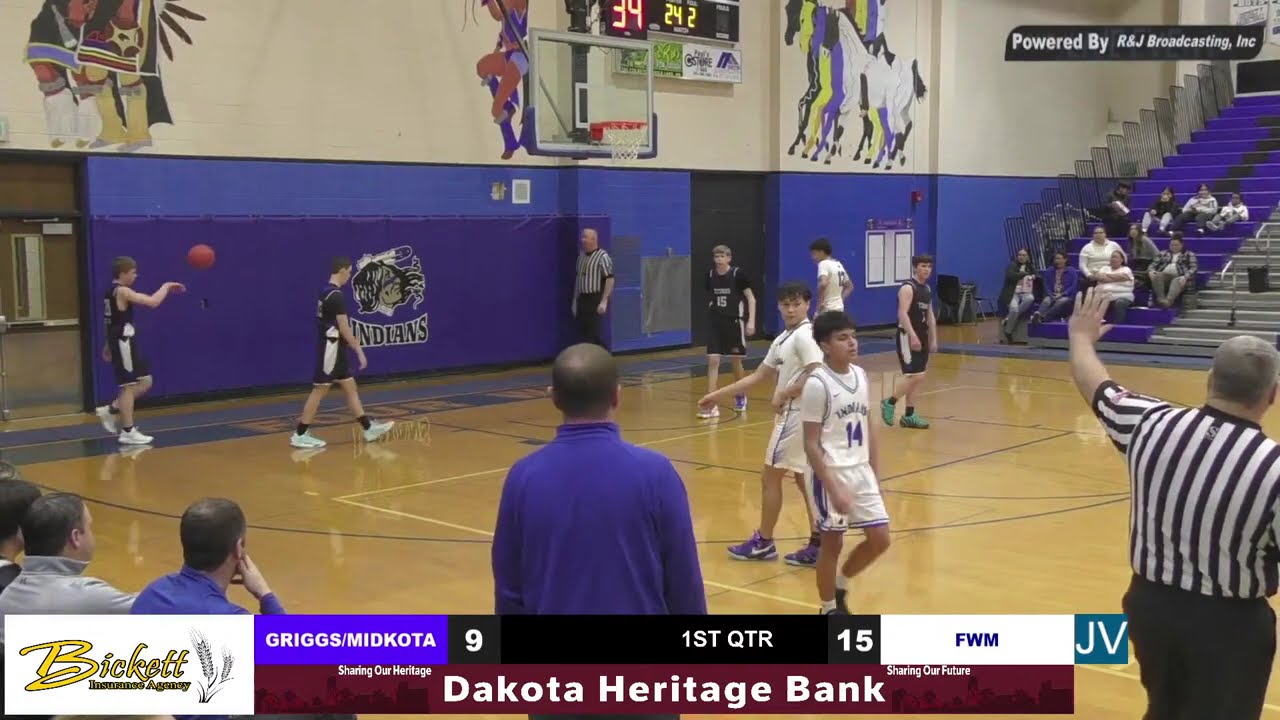 Griggs-Midkota vs Four Winds/Minnewaukan - North Dakota High School Boys Basketball