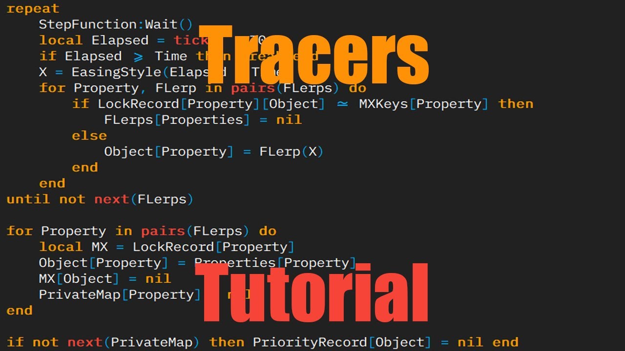 Scripting Tutorial | Tracers (Drawing Lib)