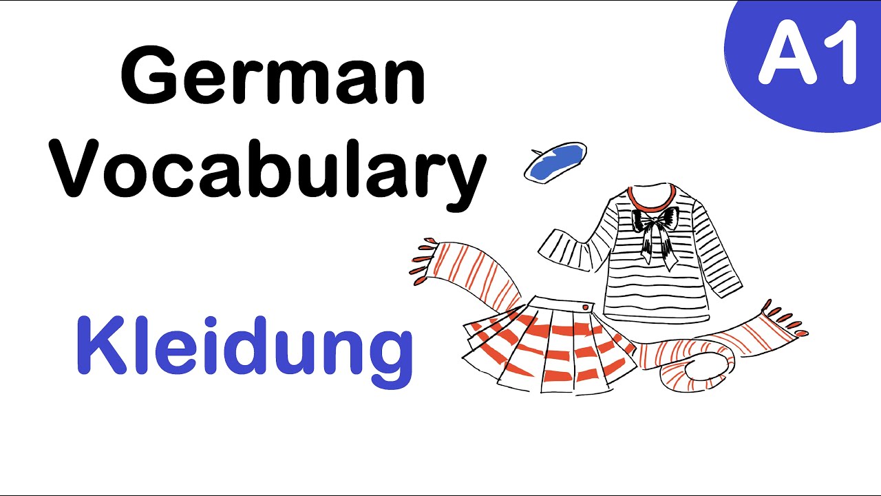 Lesson 4 | A1 German Vocabulary | Kleidung | Learn German in Urdu/Hindi