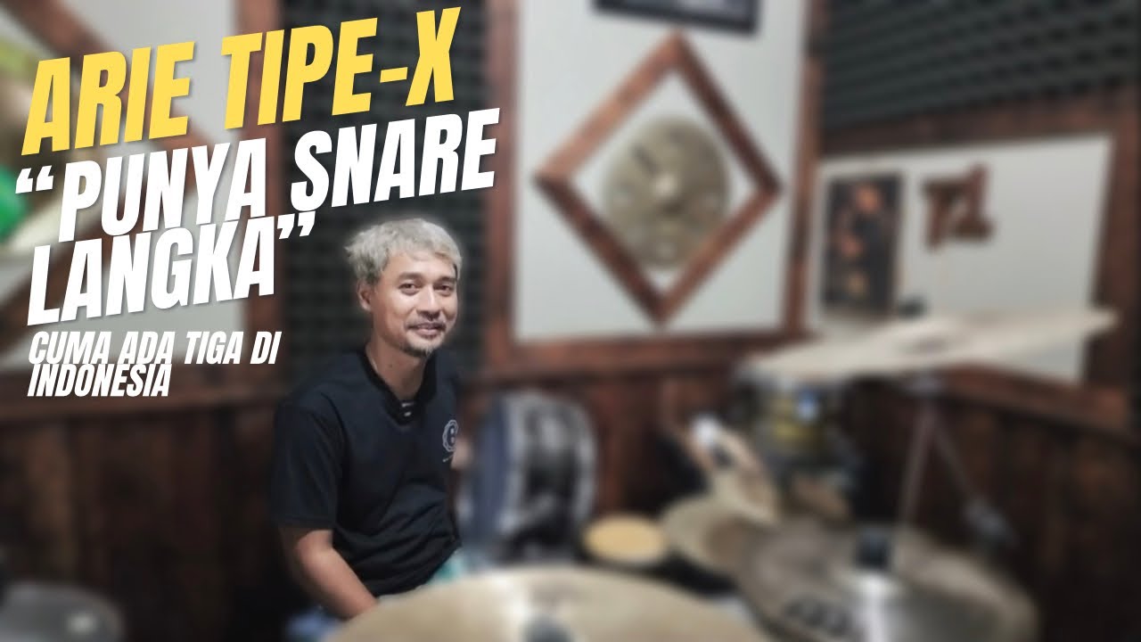 GREBEK RUANG DRUM - ARIE TIPE-X  || GAK NYANGKA SAMA KOLKSINYA SUPER LANGKA 😨