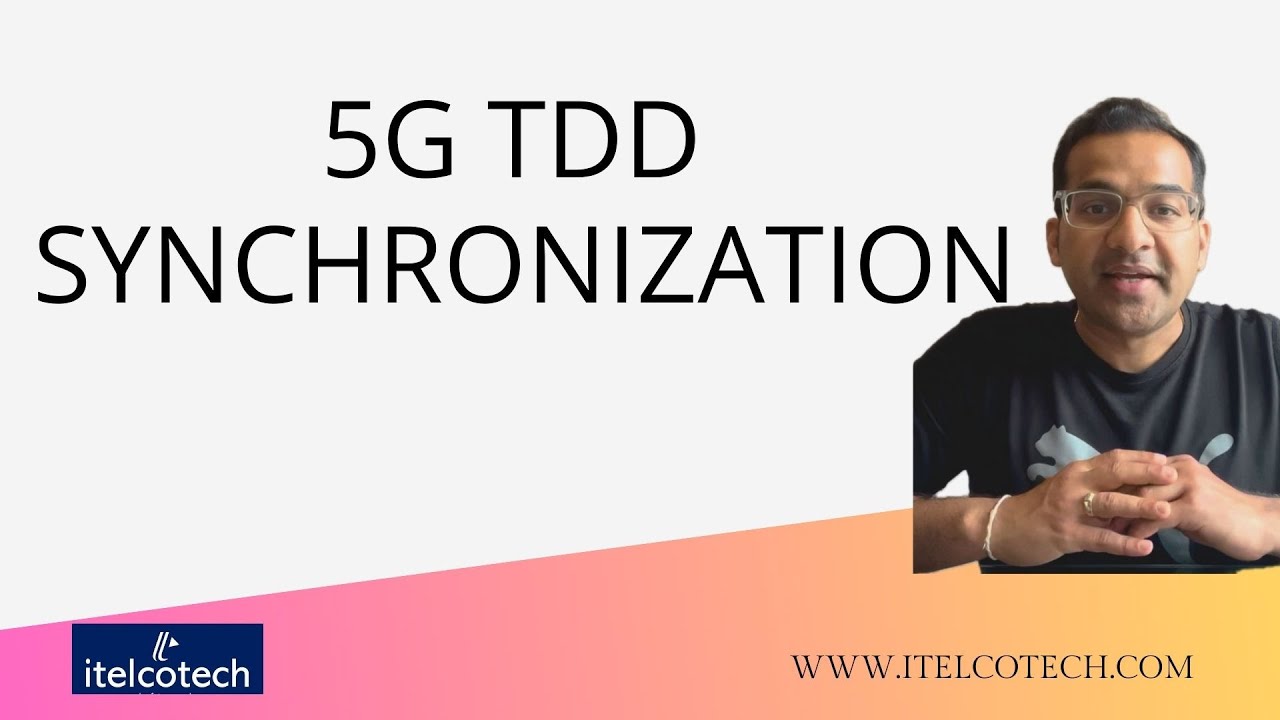 5G - TDD Synchronization - Part of 5G Course - Link is in description