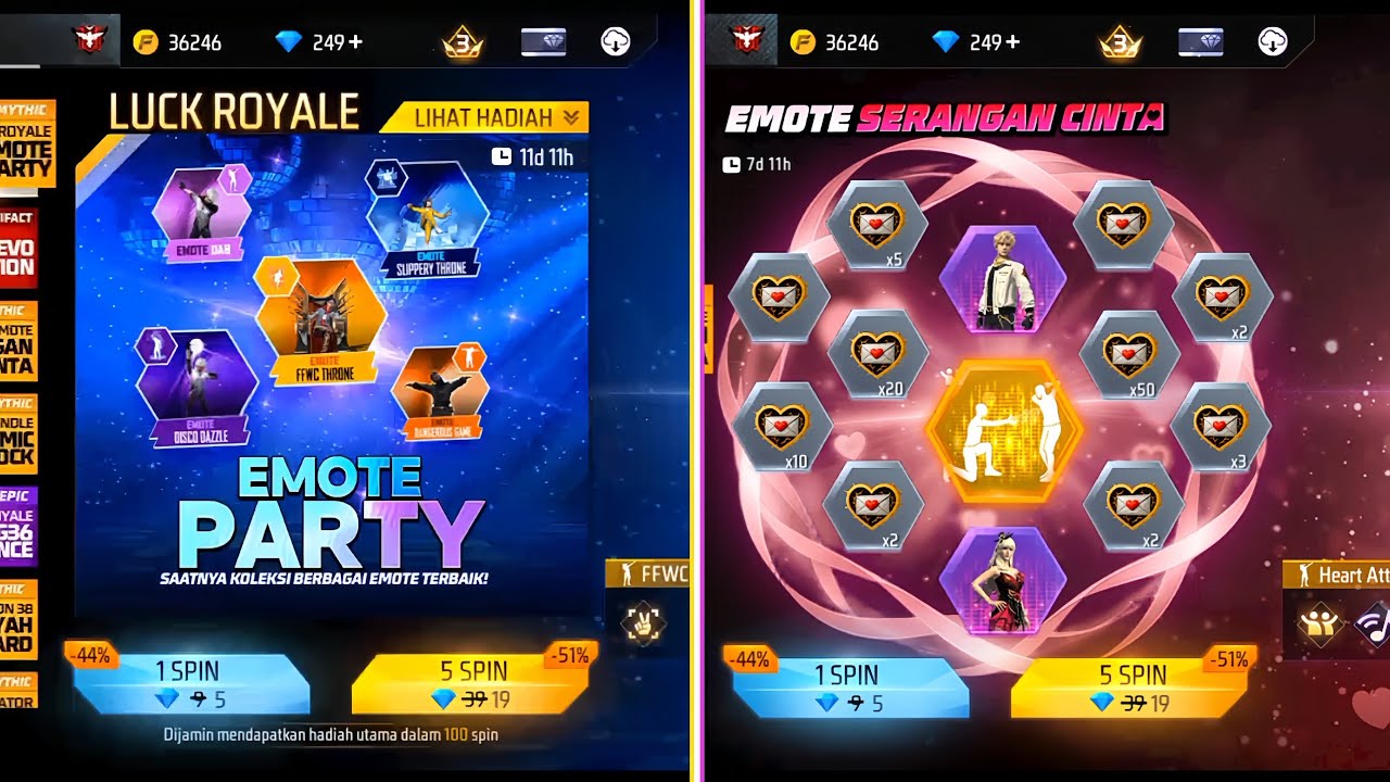 NGABISIN DISKON LUCK ROYALE | Free Fire