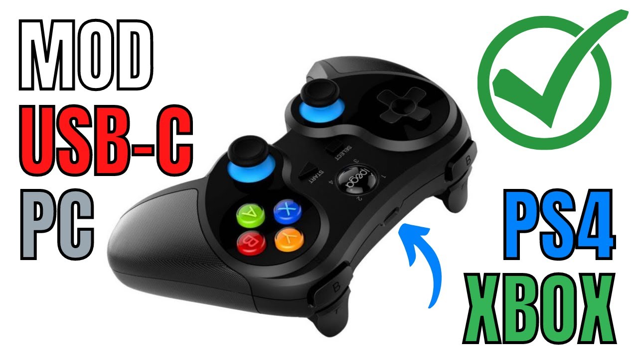 Convierte a USB-C Cualquier CONTROL con este INCRECIBLE ADAPTADOR | PS4, XBox, PC | MOD USB-C