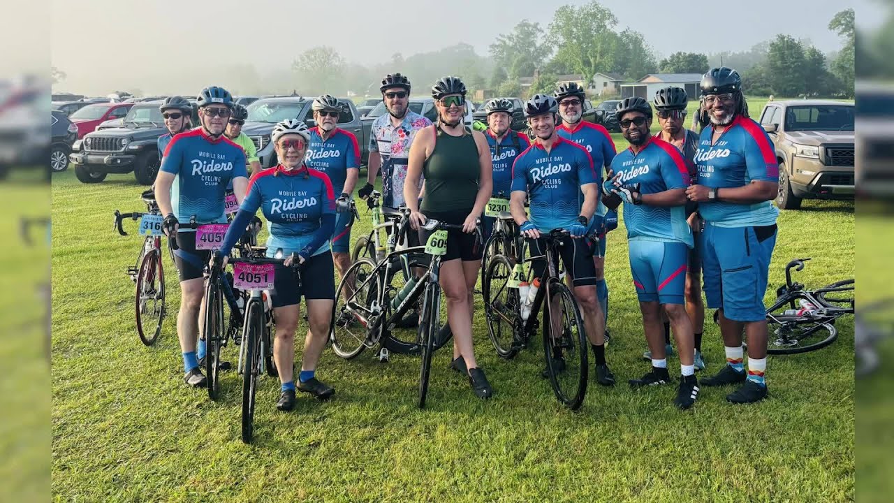 Mobile Bay Riders Cycling Club fundraiser - Red Couch