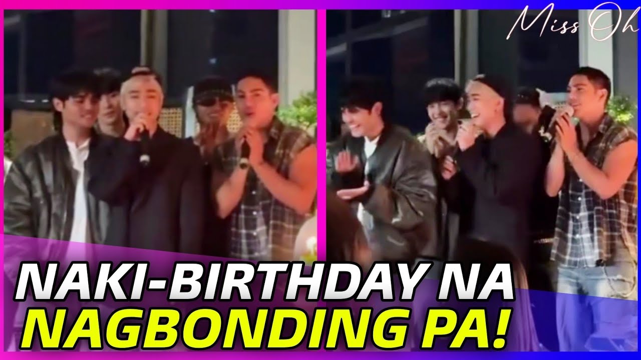 SB19 ENJOYING the BIRTHDAY CELEBRATION of LiveNation PH Managing Director, Miss Rhiza!