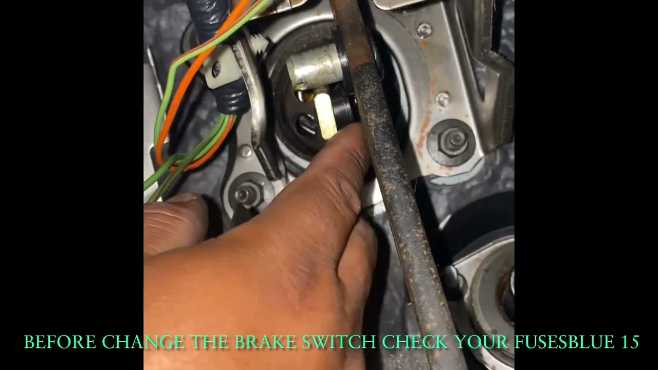 159.- 1990- 2002 mercury grand marquis shift lever stuck brake switch replacement FUSE 15 amps fixed