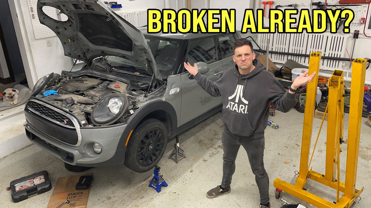 Как снять двигатель с Mini Cooper 3-го поколения