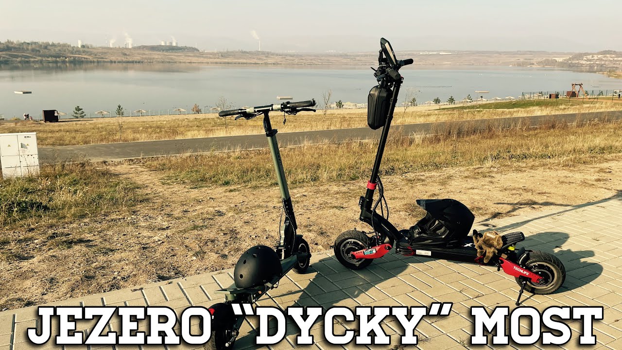 Vsett 8 a Techlife X7S - projížďka kolem jezera Most | 4K