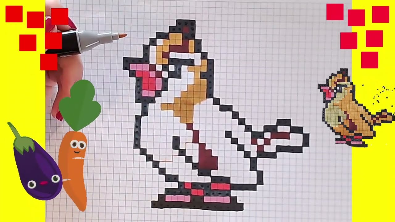Dessin in Pixel Art. Comment Dessiner Pokémon