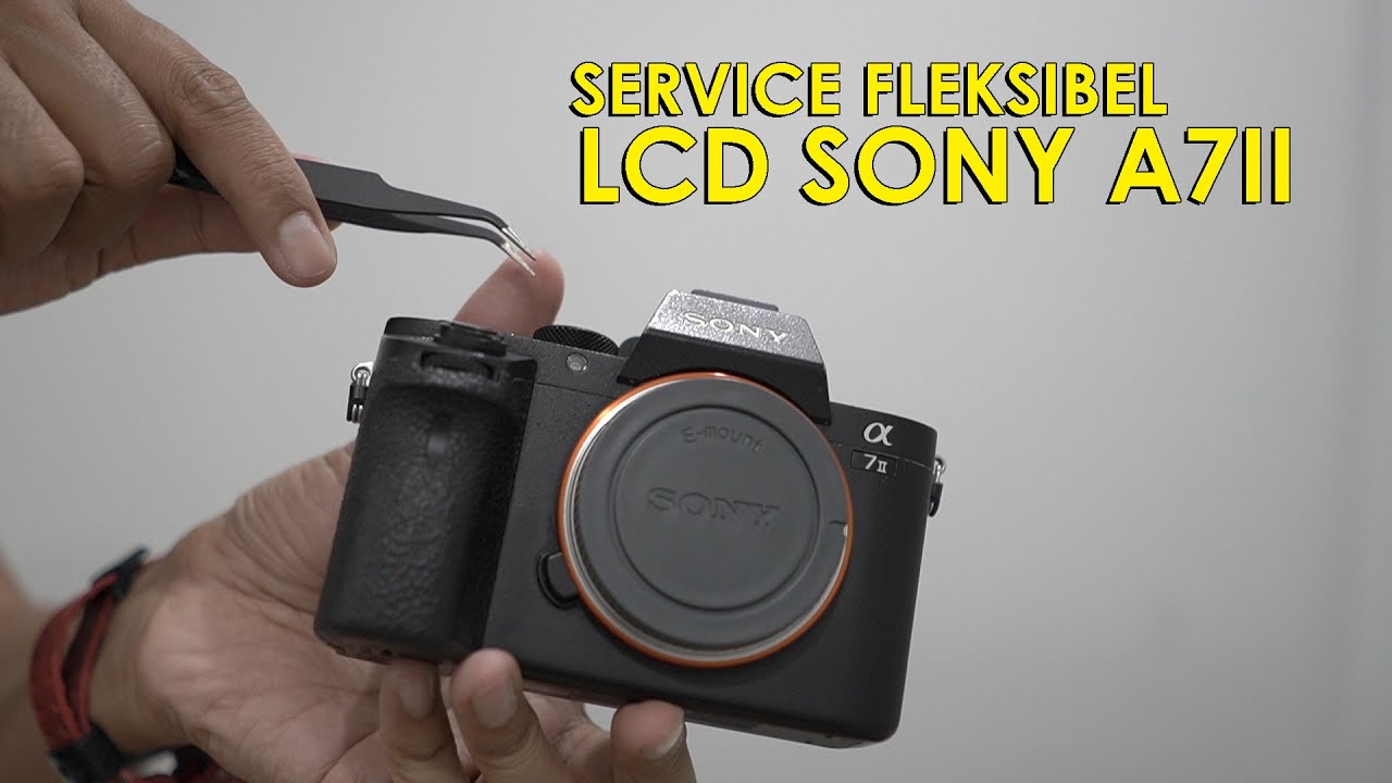 NYOBAIN GANTI FLEKSIBEL LCD SONY A7II