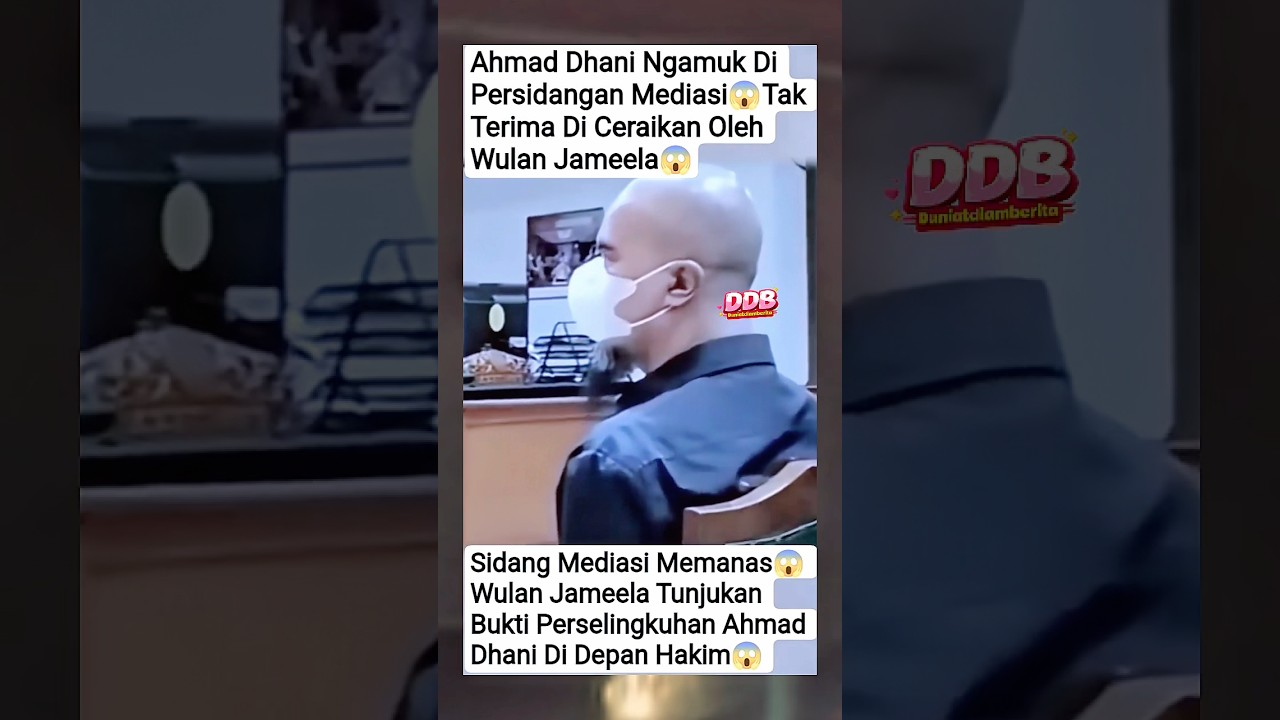 sidang proses ahmad dhani dan wulan hampir ricuh! #ahmaddhani #mulanjameela #selebriti #ytshorts