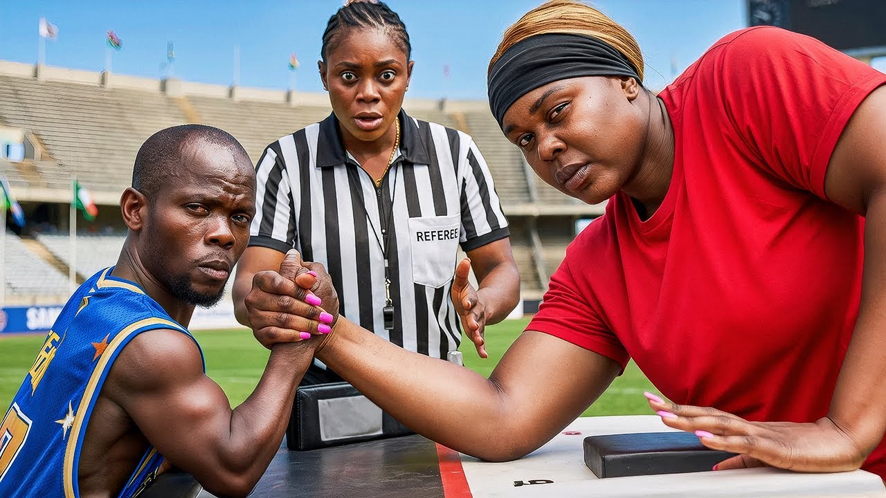 Female Giant vs Male Dwarf (who is stronger) 