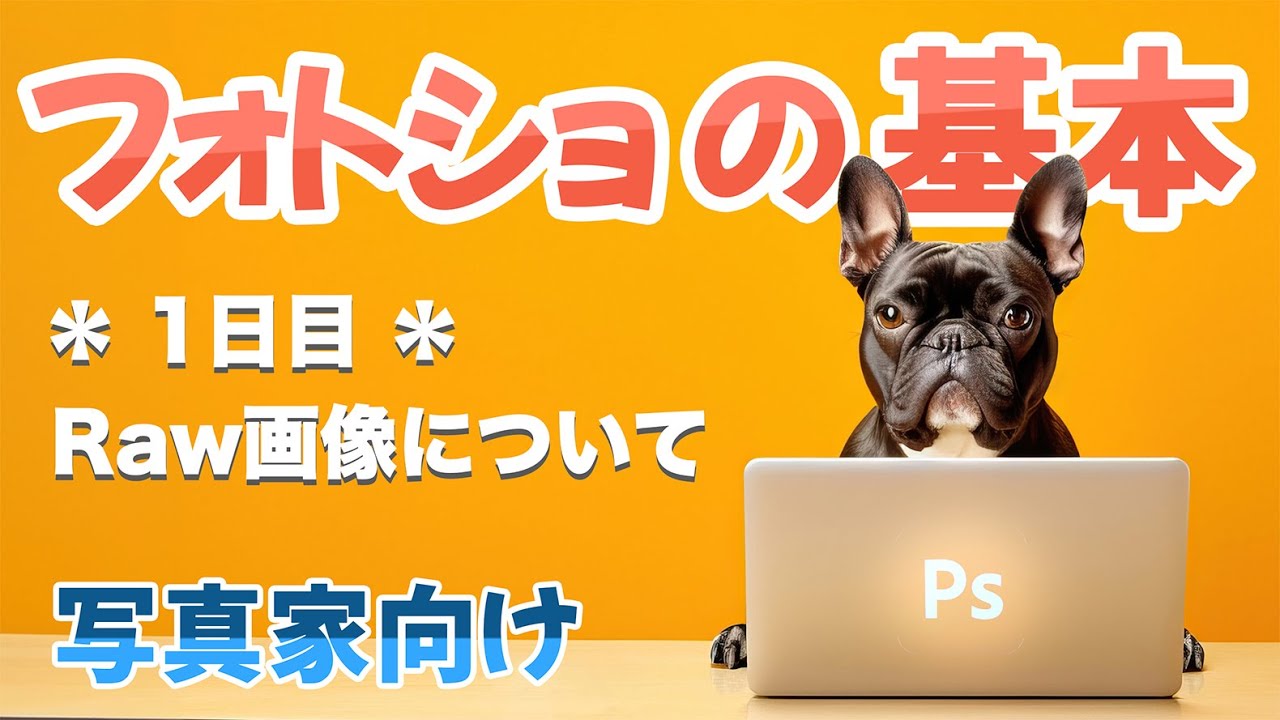 【フォトショの基本】第１回Raw画像について　ACE塚本