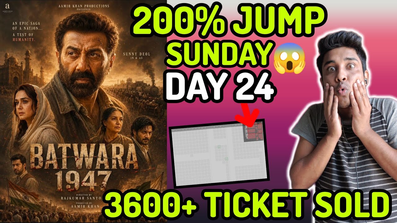 BATWARA 1947 Day 24 Advance Booking Report | BATWARA 1947 Box Office Collection |BATWARA 1947 Update