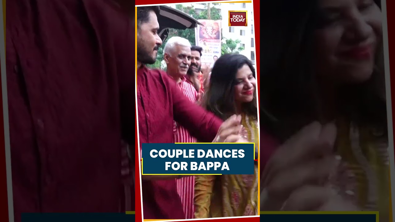 Ganesh Chaturthi: Sambhavna Seth & Avinash Dwivedi Dance As They Bring Bappa Home #ganeshchaturthi