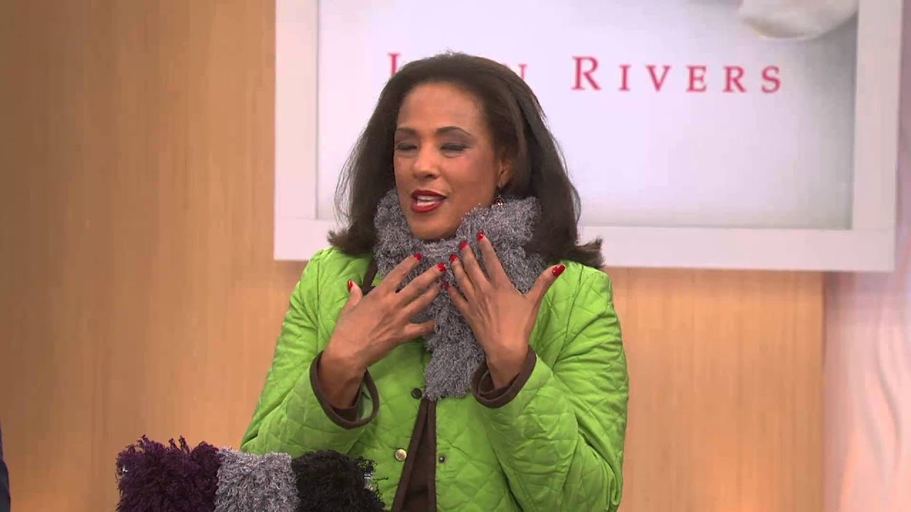 Joan Rivers Faux Mongolian Fur Scarf with Leah Williams