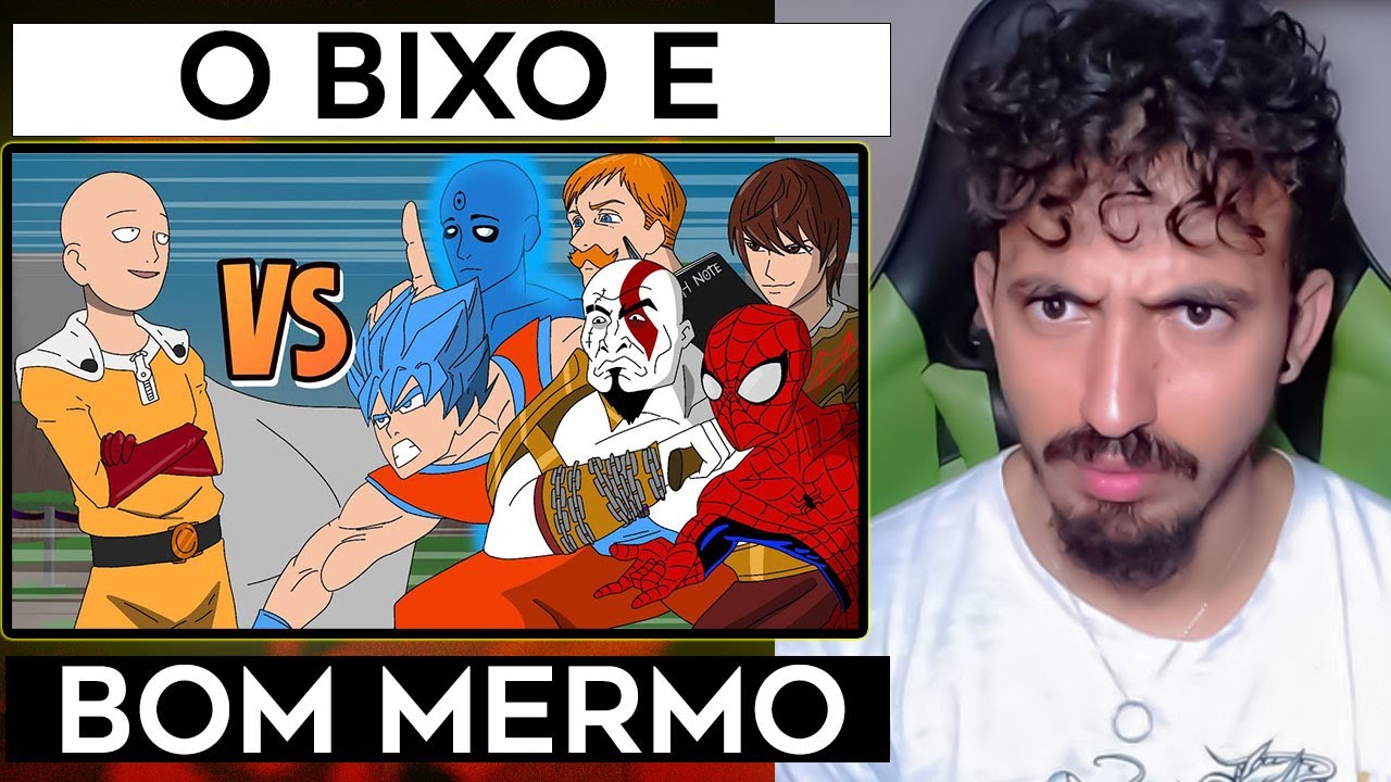 SAITAMA VS TODO MUNDO (ANIMA&Ccedil;&Atilde;O) - Voice Makers | Leozin React