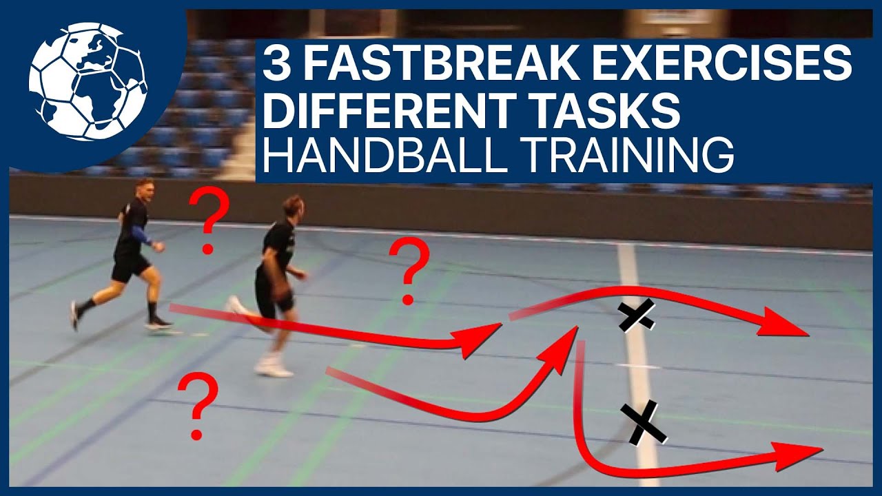 3 Fastbreak Exercises - Fun & Intense - Handballtraining Kristensen Larholm Ribe | Handball inspires