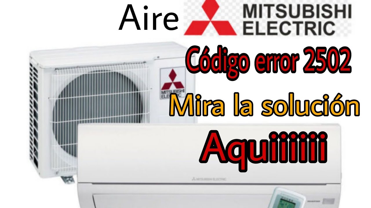 Error 2502 Aire Mitsubishi