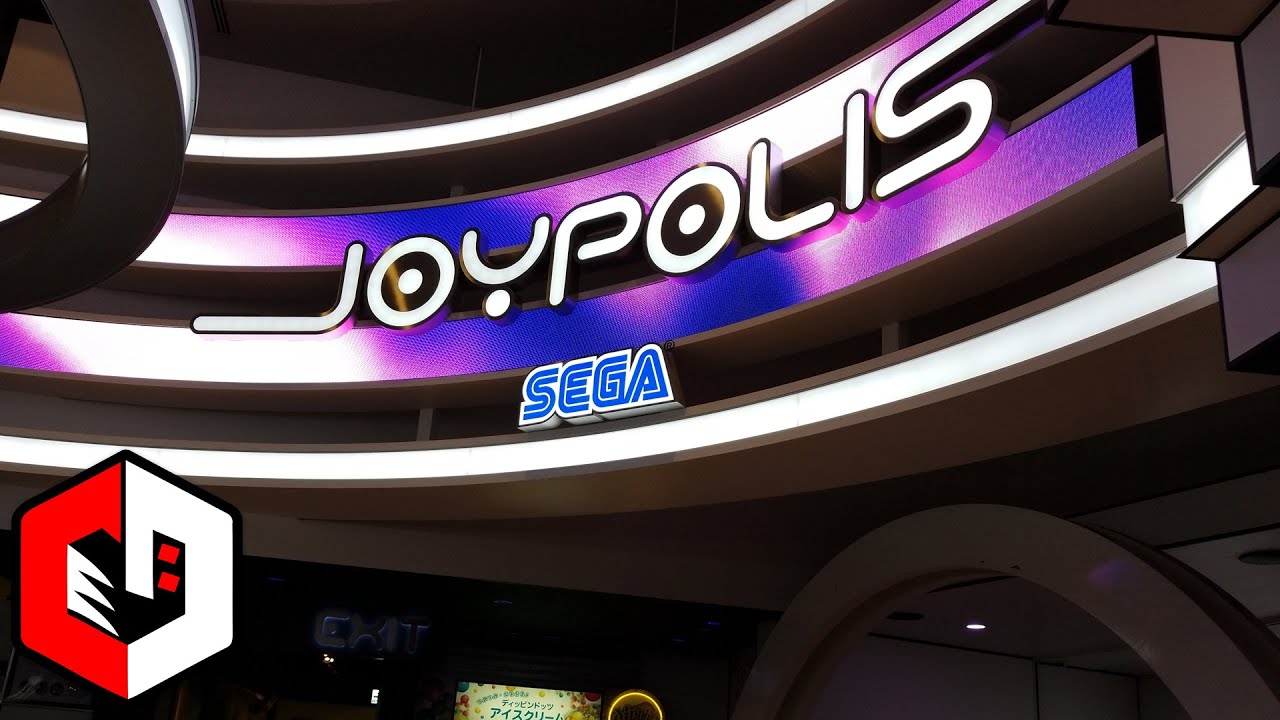 SEGA JOYPOLIS, Indoor Theme Park and Arcade in Tokyo Japan!